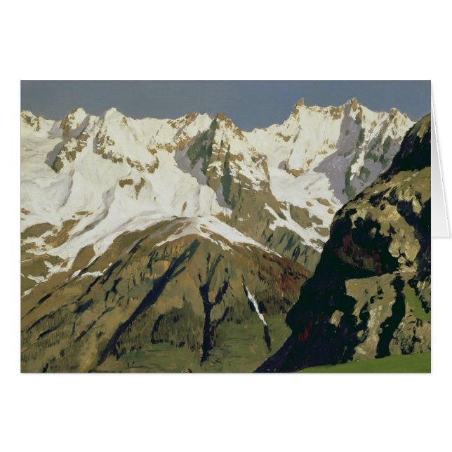 Mont Blanc Mountains, 1897 (Voorkant Horizontaal)
