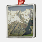 Mont Blanc Mountains, 1897 Metalen Ornament (Links)