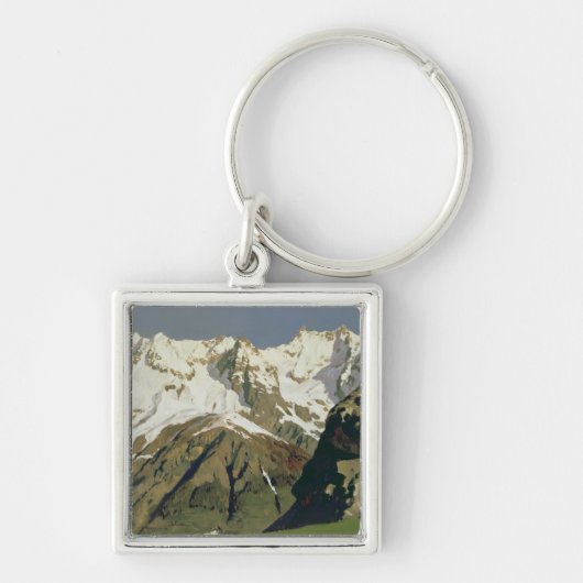 Mont Blanc Mountains, 1897 Sleutelhanger (Voorkant)