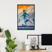 Mont Blanc Reisposter Poster (Thuiskantoor)
