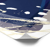 Mont Blanc  skiposter Poster (Hoek)