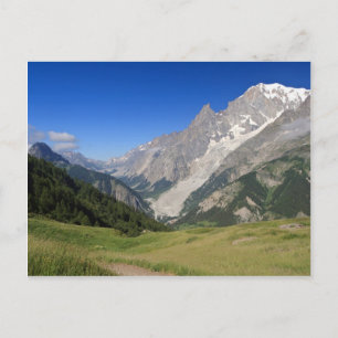 mont Blanc uit de Ferret-vallei in Italië Briefkaart
