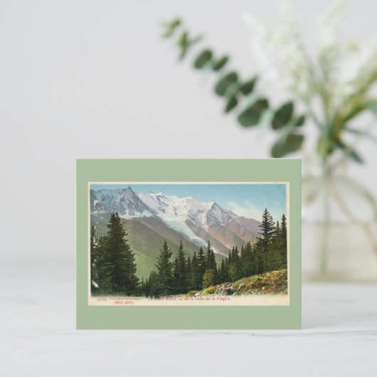  Mont Blanc-uitzicht vanaf de route Flégère Briefkaart (Staand voorkant)