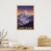 Mont Blanc V05 Poster (Keuken)