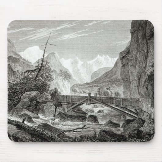 Mont Blanc van de Baths of St. Didier Muismat (Voorkant)