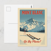 Mont Blanc Winter Escapade Briefkaart (Voorkant / Achterkant)
