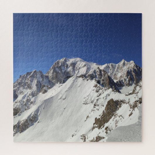 Mont Blanc winterbergen puzzels (Verticaal)