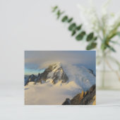 Mont Blanc zonsopgang Franse Alpen Briefkaart (Staand voorkant)