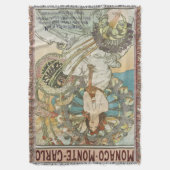 Mont-Carlo Poster door Alphonse Mucha Deken (Voorkant Verticaal)