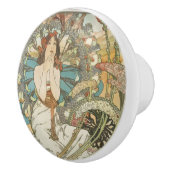  Mont-Carlo Poster door Alphonse Mucha Keramische Knop (Rechts)