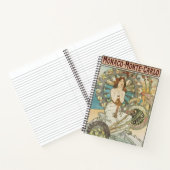  Mont-Carlo Poster door Alphonse Mucha Notitieboek (Binnen)