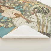 Mont-Carlo Poster door Alphonse Mucha Sherpa Deken (3/4)