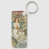 Mont-Carlo Poster door Alphonse Mucha Sleutelhanger (Achterkant)