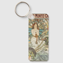 Mont-Carlo Poster door Alphonse Mucha Sleutelhanger