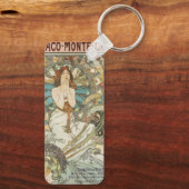 Mont-Carlo Poster door Alphonse Mucha Sleutelhanger (Achterkant)