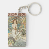  Mont-Carlo Poster door Alphonse Mucha Sleutelhanger (achterkant)