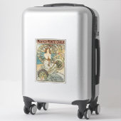  Mont-Carlo Poster door Alphonse Mucha Sticker (Koffer)