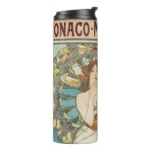  Mont-Carlo Poster door Alphonse Mucha Thermosbeker (Gedraaid links)