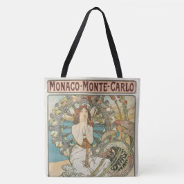  Mont-Carlo Poster door Alphonse Mucha Tote Bag
