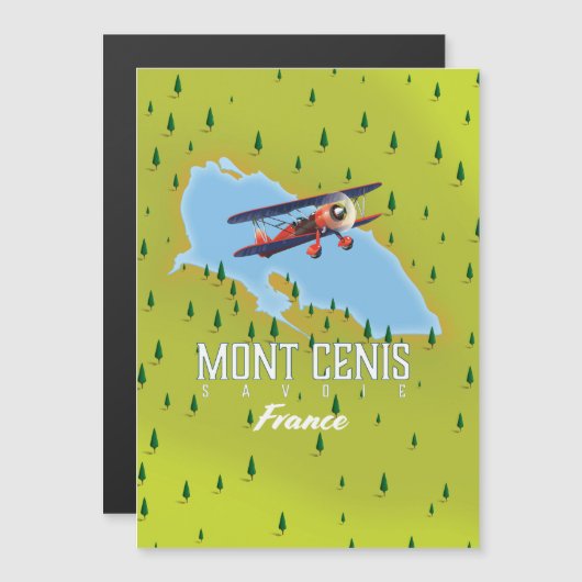 Mont Cenis Savoie, Franse kaart (Voorkant / Achterkant)