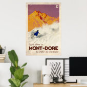 Mont Dore -  effect Poster (Thuiskantoor)