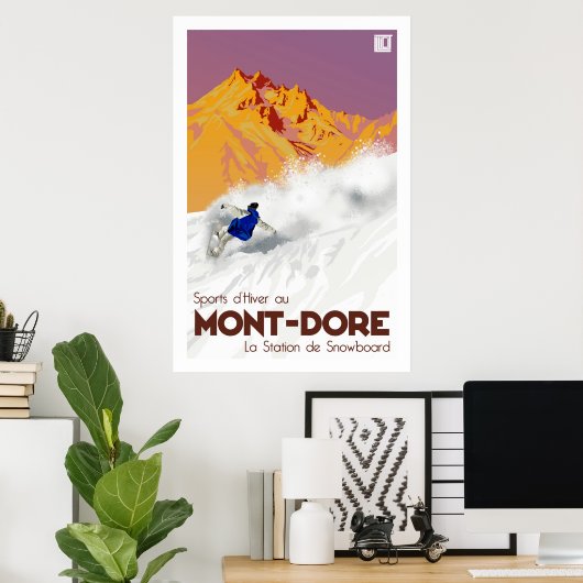 Mont Dore Poster (Thuiskantoor)