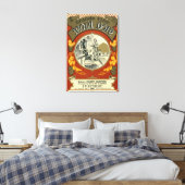 Mont Dore Wine LabelEurope Canvas Afdruk (Insitu (Slaapkamer))