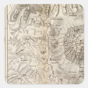 Mont Gibel, Etna Vierkante Sticker