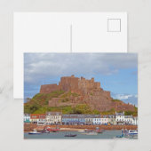 Mont Orgueil Castle Jersey Briefkaart (Voorkant / Achterkant)