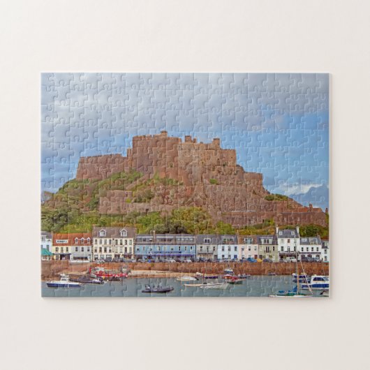 Mont Orgueil Castle Jersey Legpuzzel (Horizontaal)