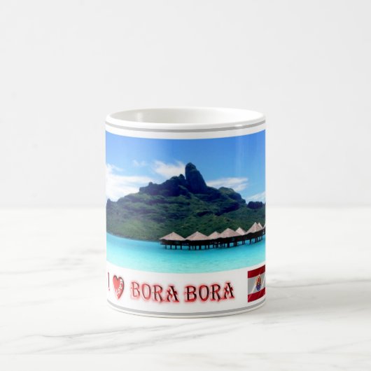 Mont Otemanu - Bora Bora - Frans-Polynesië - Koffiemok (Center)