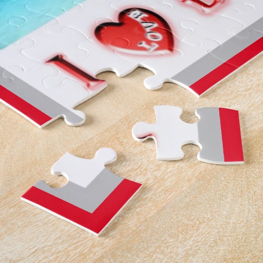 Mont Otemanu - Bora Bora - Frans-Polynesië - Legpuzzel (Zijkant)