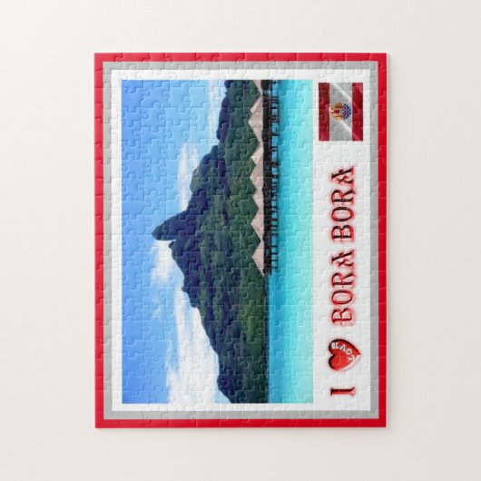 Mont Otemanu - Bora Bora - Frans-Polynesië - Legpuzzel (Verticaal)