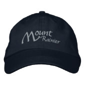 Mont Rainier Washington geborduurd Pet (Voorkant)