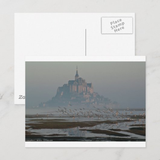 Mont Saint Michel Briefkaart (Voorkant / Achterkant)