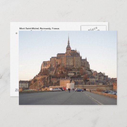 Mont Saint-Michel Briefkaart (Voorkant / Achterkant)
