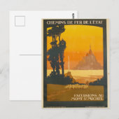 Mont-Saint-Michel Briefkaart (Voorkant / Achterkant)
