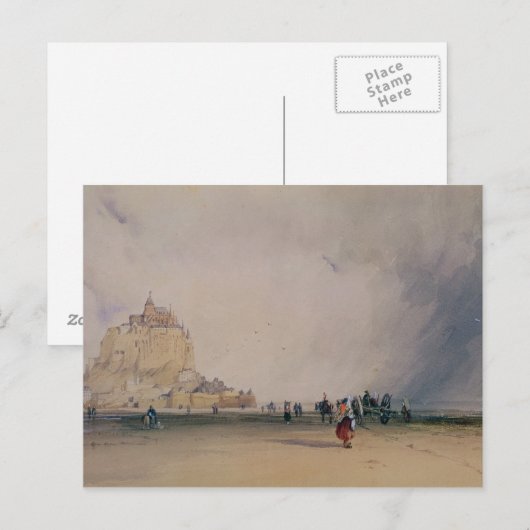 Mont Saint Michel Briefkaart (Voorkant / Achterkant)