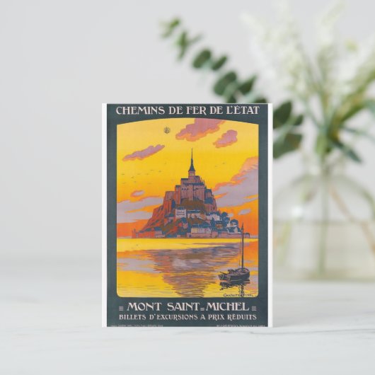 Mont-Saint-Michel Briefkaart (Staand voorkant)