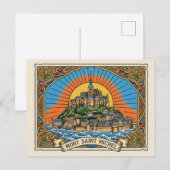Mont Saint-Michel Briefkaart (Voorkant / Achterkant)
