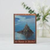 Mont-Saint-Michel Briefkaart (Staand voorkant)