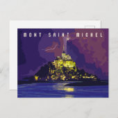 Mont Saint Michel Briefkaart (Voorkant / Achterkant)