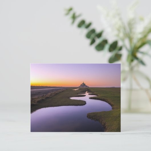 Mont-Saint-Michel Briefkaart (Staand voorkant)
