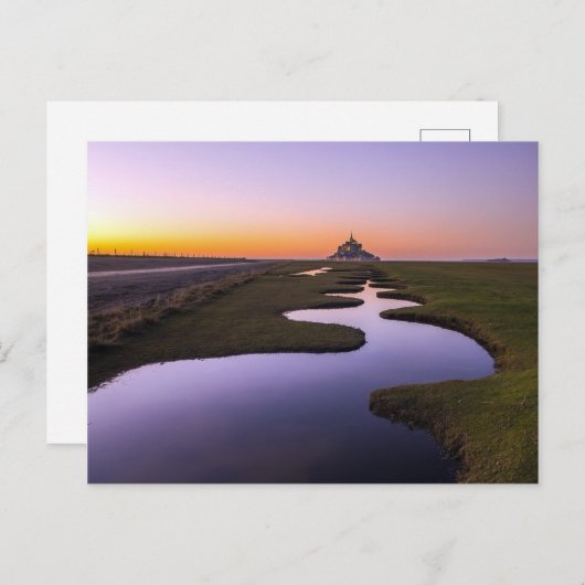 Mont-Saint-Michel Briefkaart (Voorkant / Achterkant)