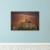 Mont-Saint-Michel Canvas Afdruk (Insitu (Houten vloer))