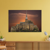 Mont-Saint-Michel Canvas Afdruk (Insitu (Woonkamer))
