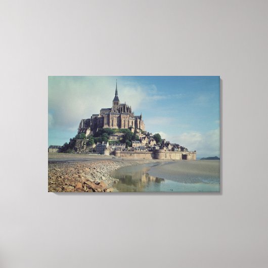 Mont Saint-Michel Canvas Afdruk (Voorkant)