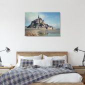 Mont Saint-Michel Canvas Afdruk (Insitu (Slaapkamer))