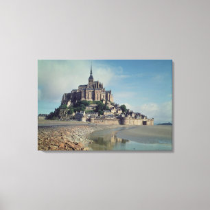 Mont Saint-Michel Canvas Afdruk