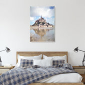 Mont Saint-Michel Canvas Afdruk (Insitu (Slaapkamer))
